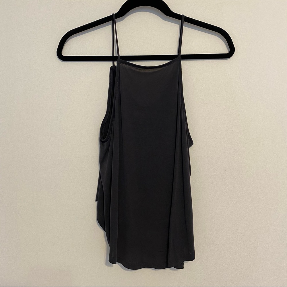 Silence + Noise Gray-Blue Sleeveless Top